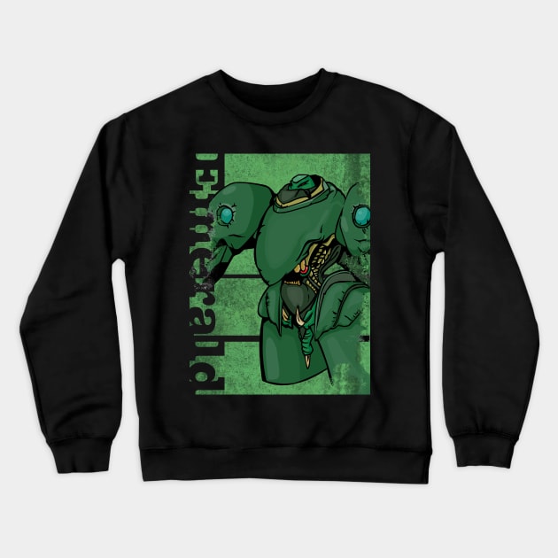 Emerald Crewneck Sweatshirt by Beanzomatic